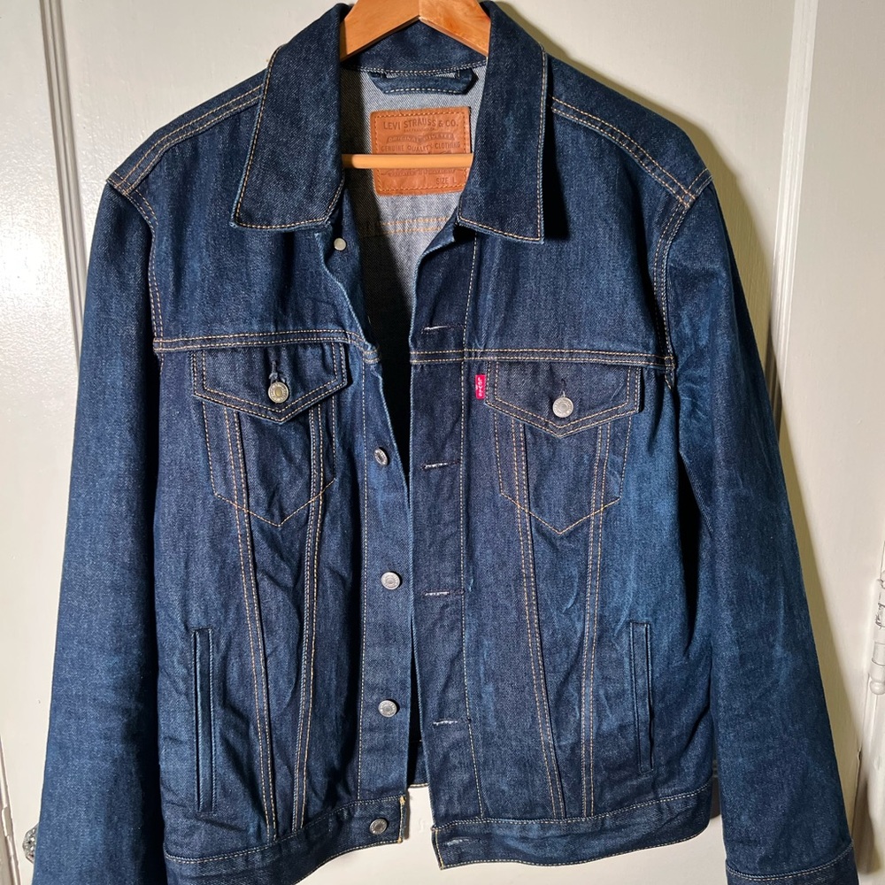 Levi's Original Trucker Jacket Dark Blue Denim